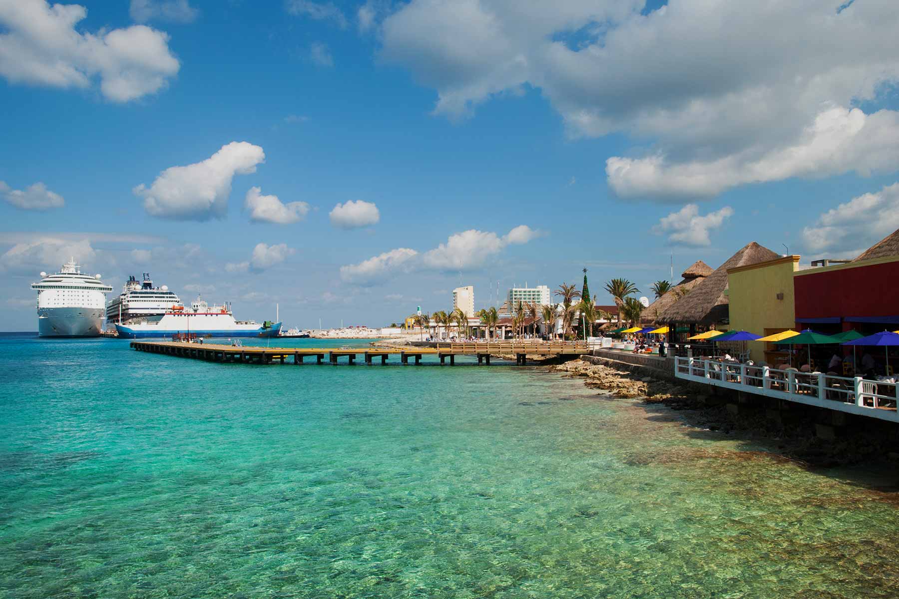 Muelle fiscal de la isla de Cozumel