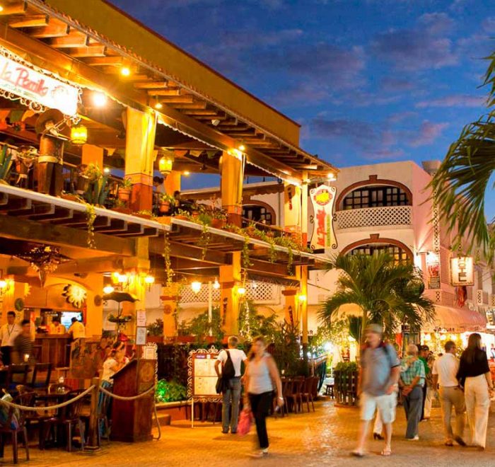 quinta avenida en Playa del Carmen