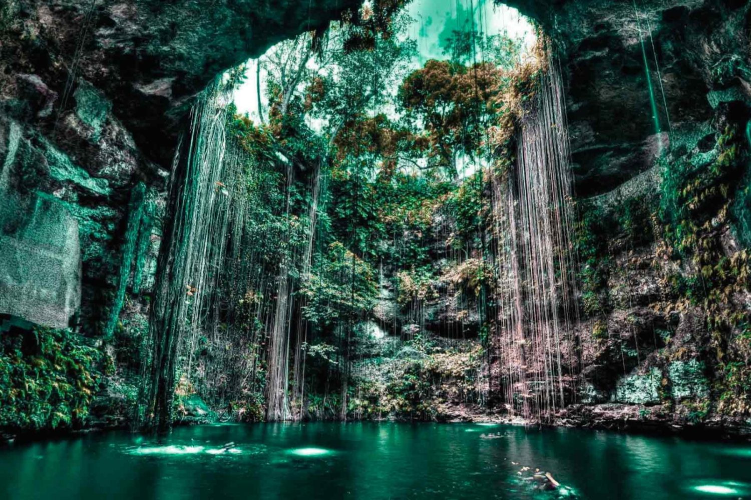 Cenote Ik-kil en valladolid
