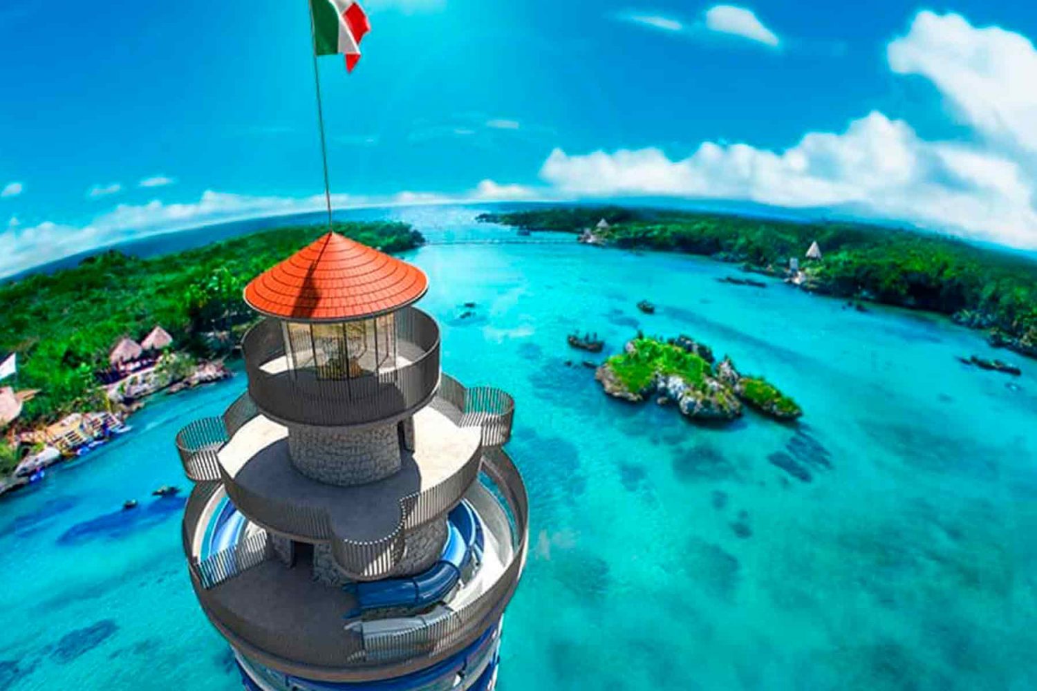 Torre escenica en Xelha