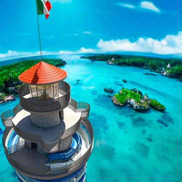 Torre escenica en Xelha