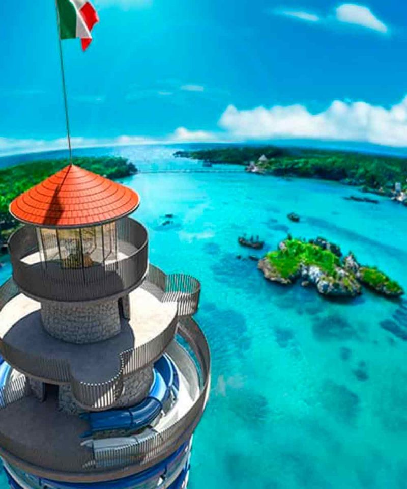 Torre escenica en Xelha