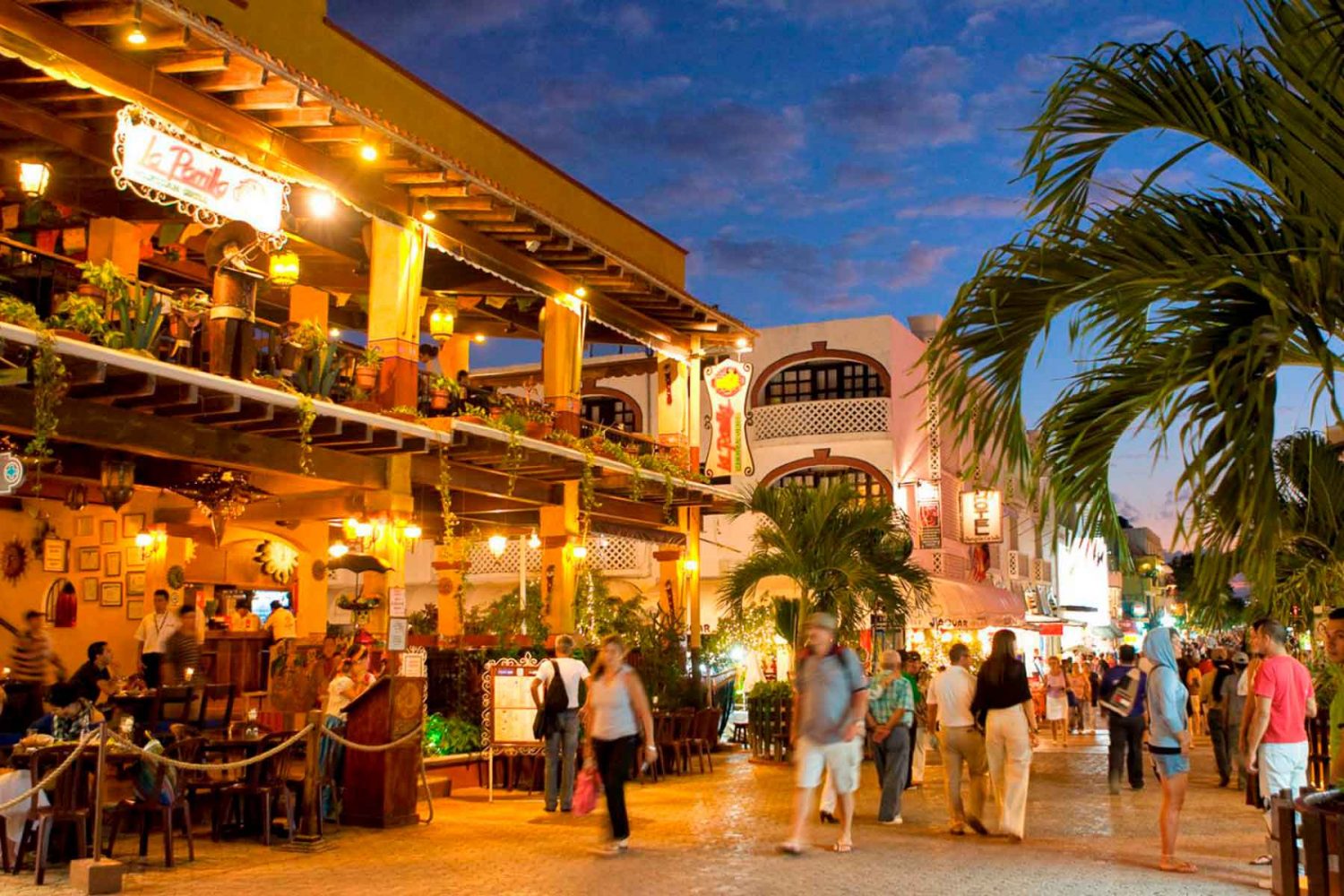 Foto de la 5ª avenida de Playa del Carmen