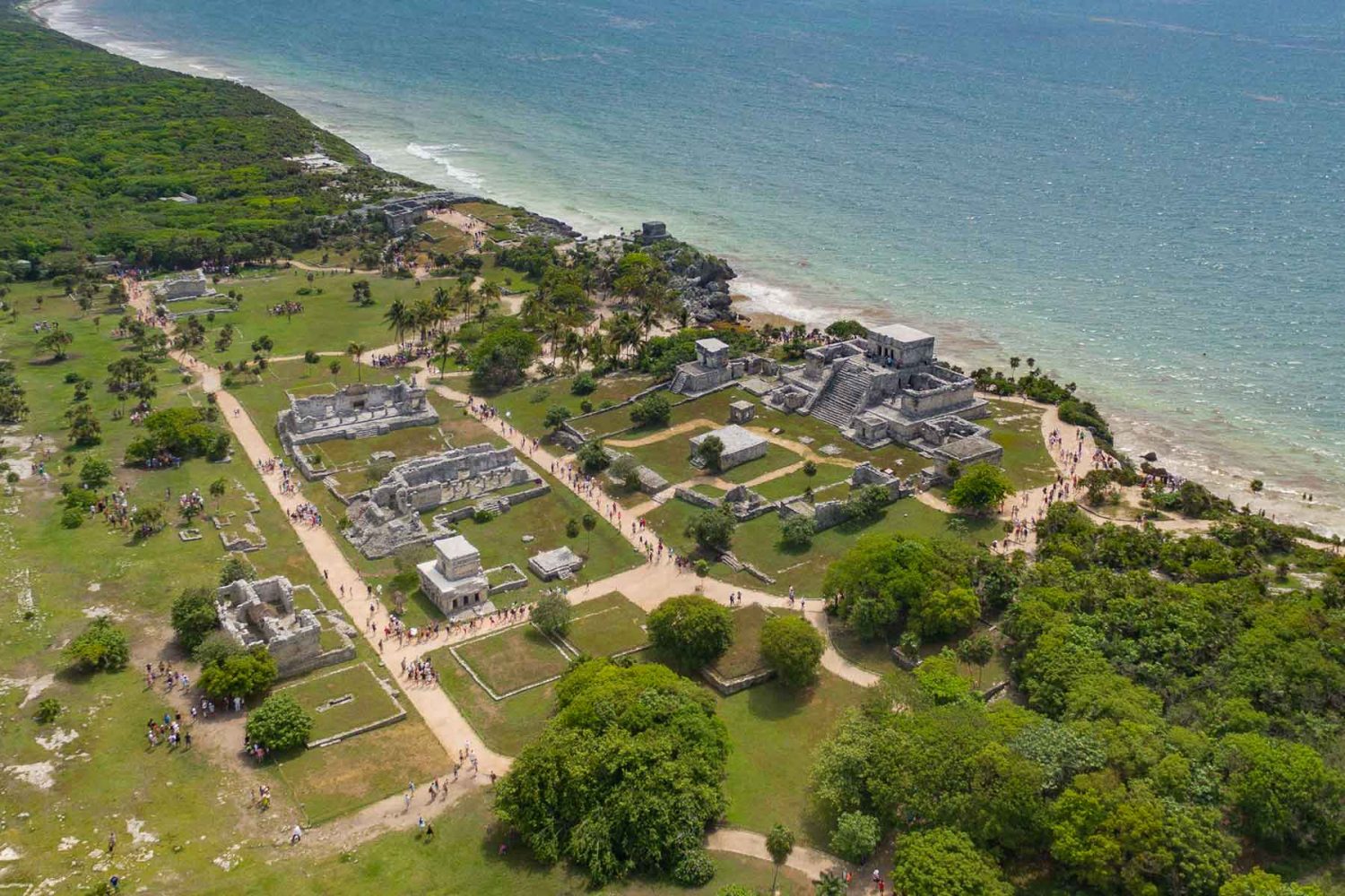 Foto aerea de Tulum