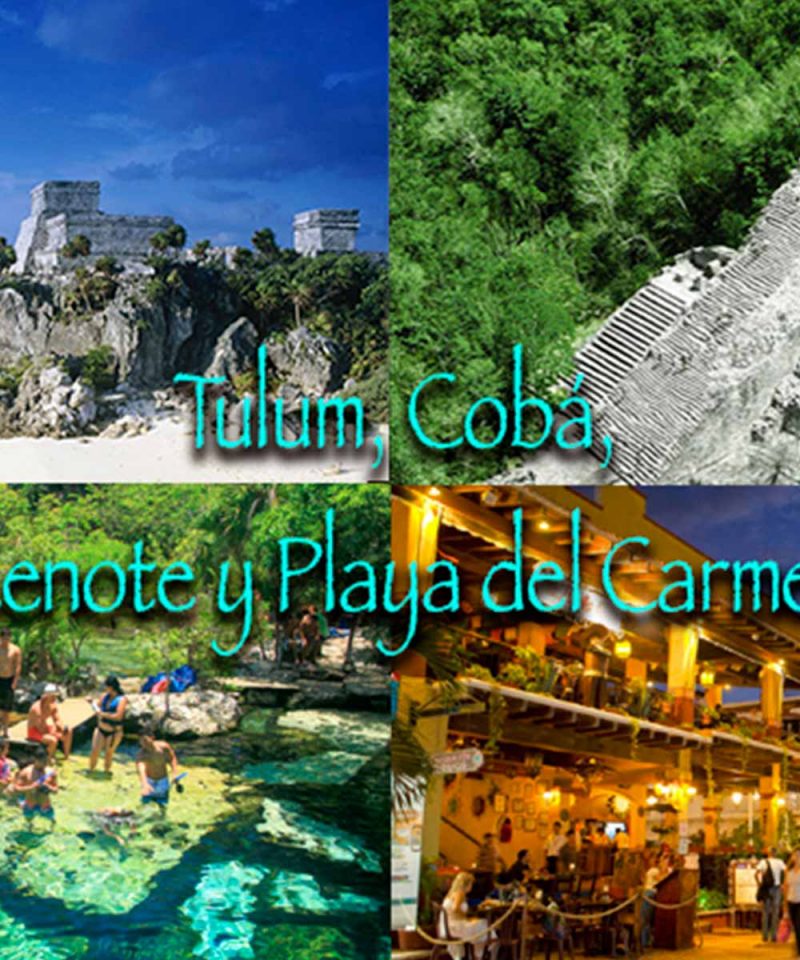 Fotos de Tulum, Coba, Cenote y Playa del Carmen
