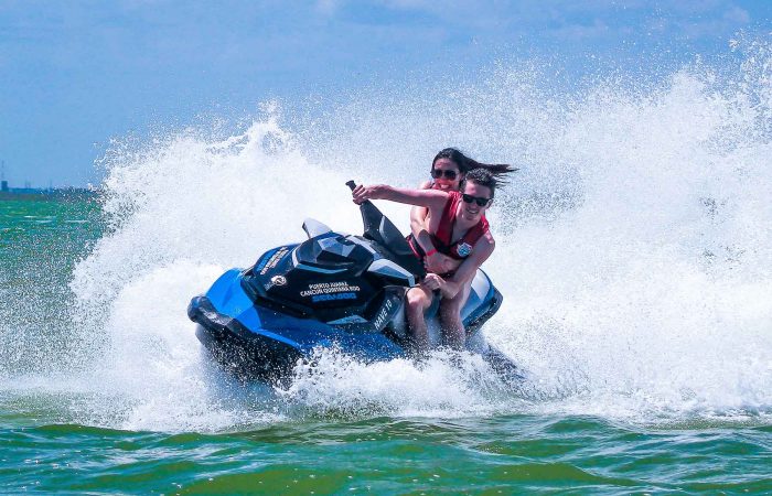 Jet Ski a toda velocidad en Cancun